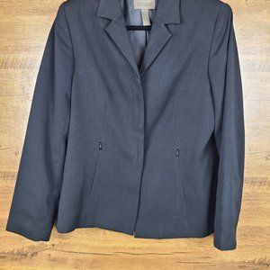 Suite Jacket blazer black size 6 with pockets.